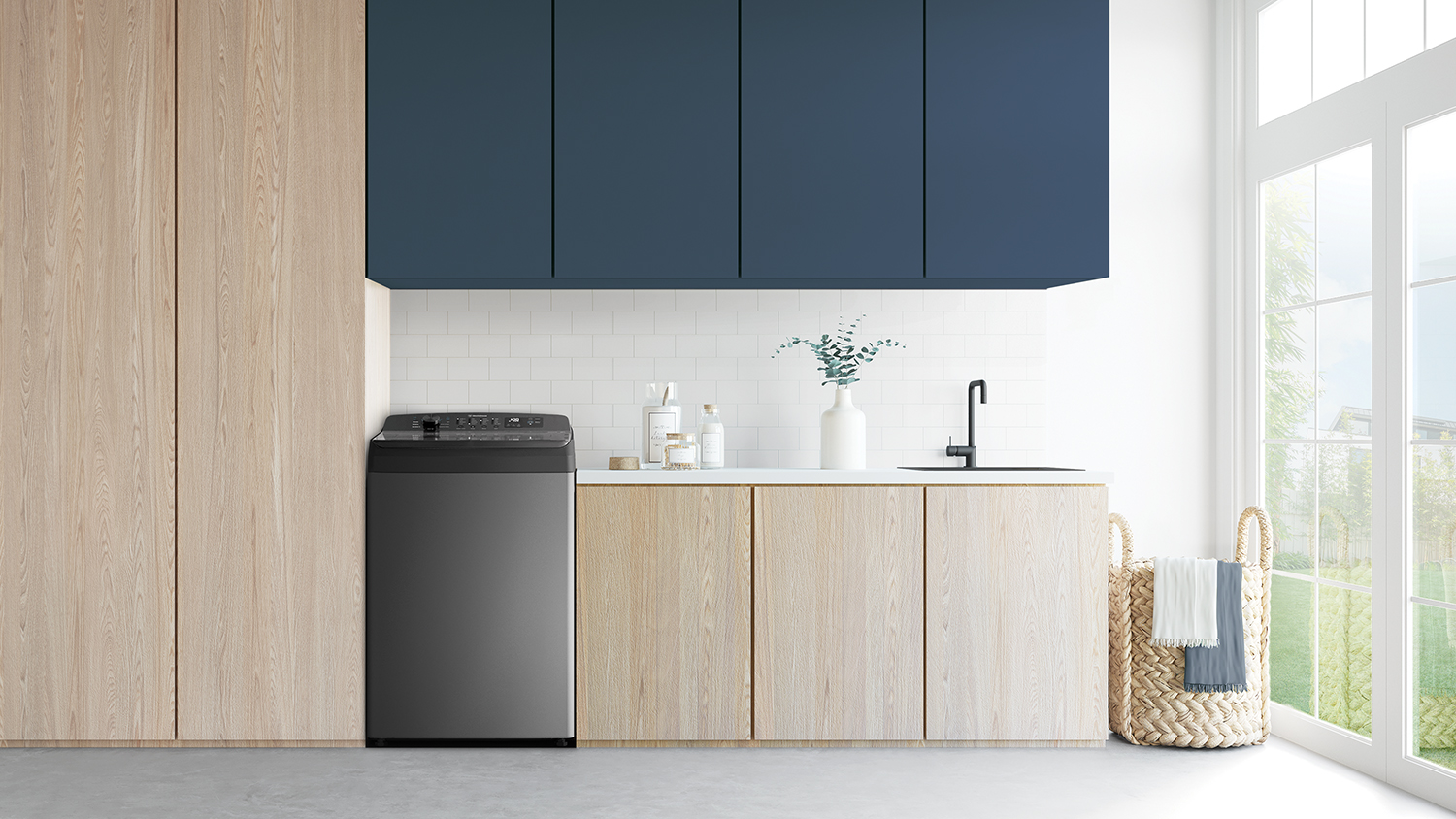 Westinghouse 10kg Top Loading Washing Machine with 12 Programs - Grey (WWT1084C7SA)