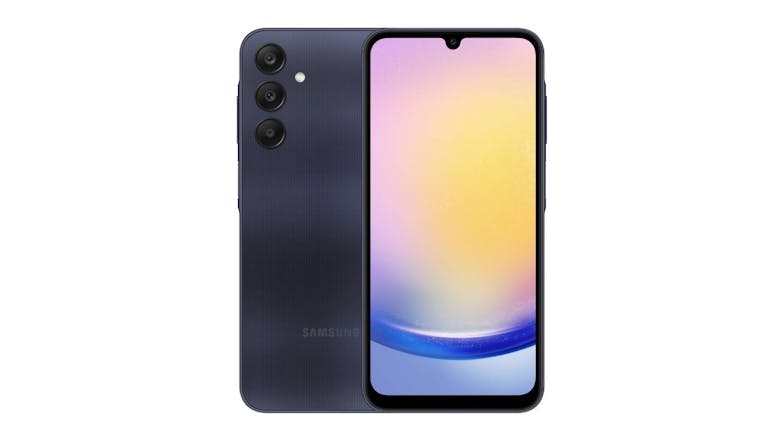 Samsung Galaxy A25 5G 128GB Smartphone - Blue Black (2degrees/Open Network) with Prepay SIM Card