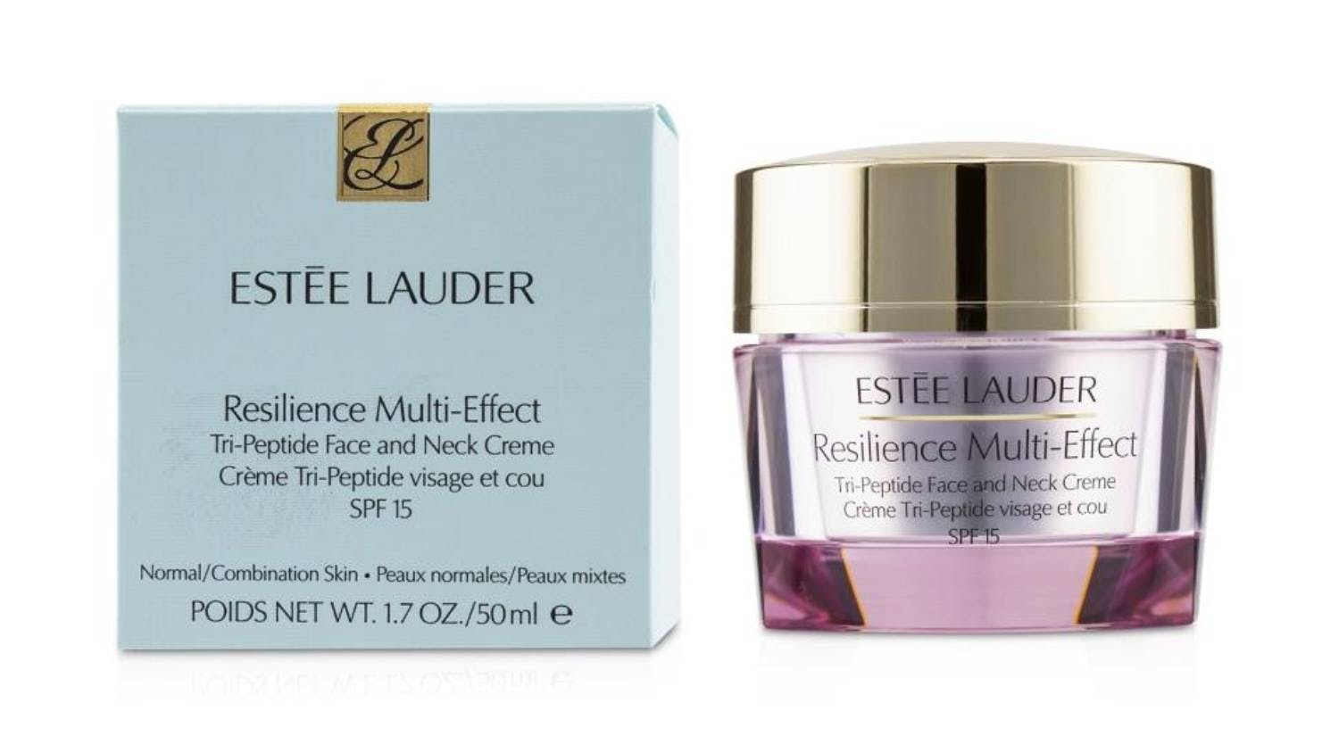 Estee Lauder Resilience Multi-Effect Tri-Peptide Face and Neck Creme SPF 15 - For Normal/ Combination Skin - 50ml/1.7oz