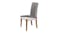 Sherwood Faux Suede Dining Chair Cover - Silver
