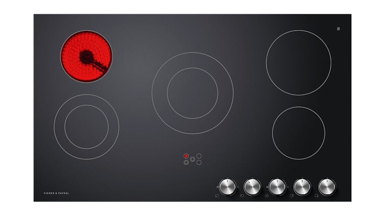 Fisher & Paykel 90cm 5 Zone Ceramic Cooktop - Black (Series 5/CE905CBX2)