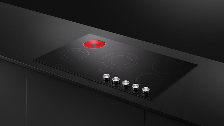 Fisher & Paykel 90cm 5 Zone Ceramic Cooktop - Black (Series 5/CE905CBX2)