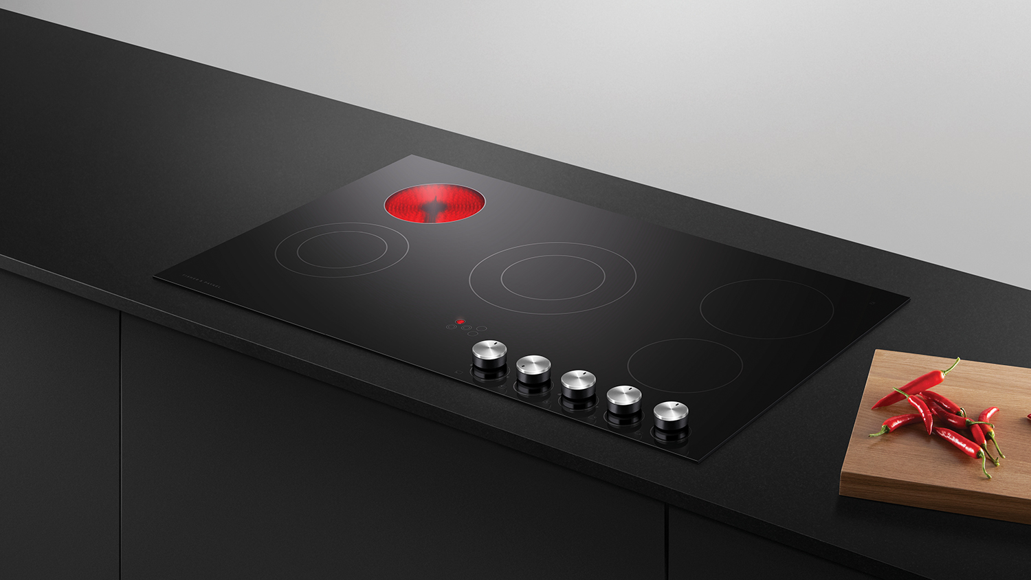 Fisher & Paykel 90cm 5 Zone Ceramic Cooktop - Black (Series 5/CE905CBX2)
