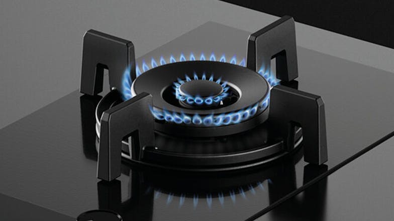 Fisher & Paykel 30cm 1 Burner LPG Gas on Glass Cooktop - Black (Series 9/CG301DLPGB4)