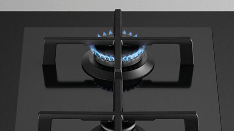 Fisher & Paykel 30cm 2 Burner LPG Gas on Glass Cooktop - Black (Series 9/CG302DLPGB4)