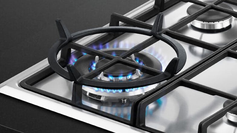 Fisher & Paykel 60cm 4 Burner LPG Gas on Steel Cooktop - Stainless Steel (Series 5/CG604CLPX2)