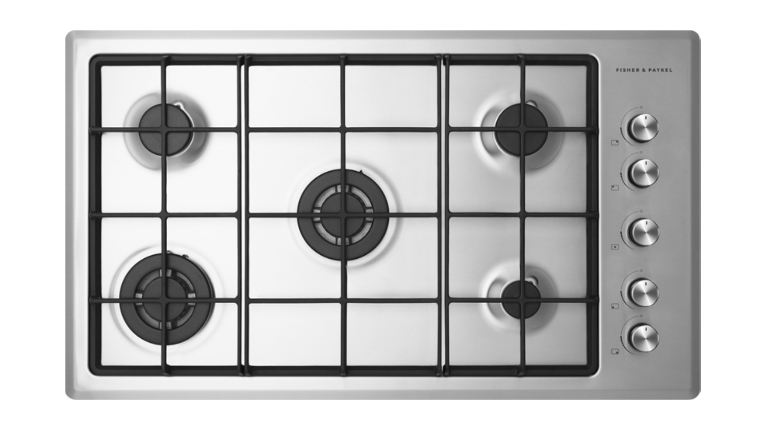 Fisher & Paykel 90cm 5 Burner Gas Cooktop - Stainless Steel (Series 5/CG905CLPX2)