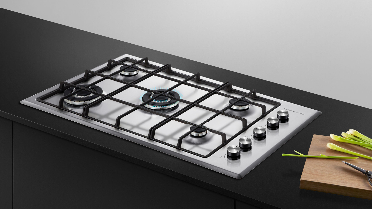 Fisher & Paykel 90cm 5 Burner Gas Cooktop - Stainless Steel (Series 5/CG905CLPX2)