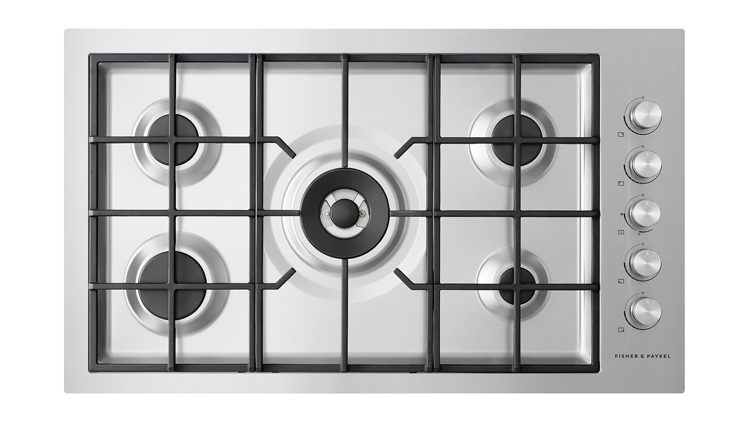 Fisher & Paykel 90cm 5 Burner Gas Cooktop - Stainless Steel (Series 9/CG905DWNGFCX3)