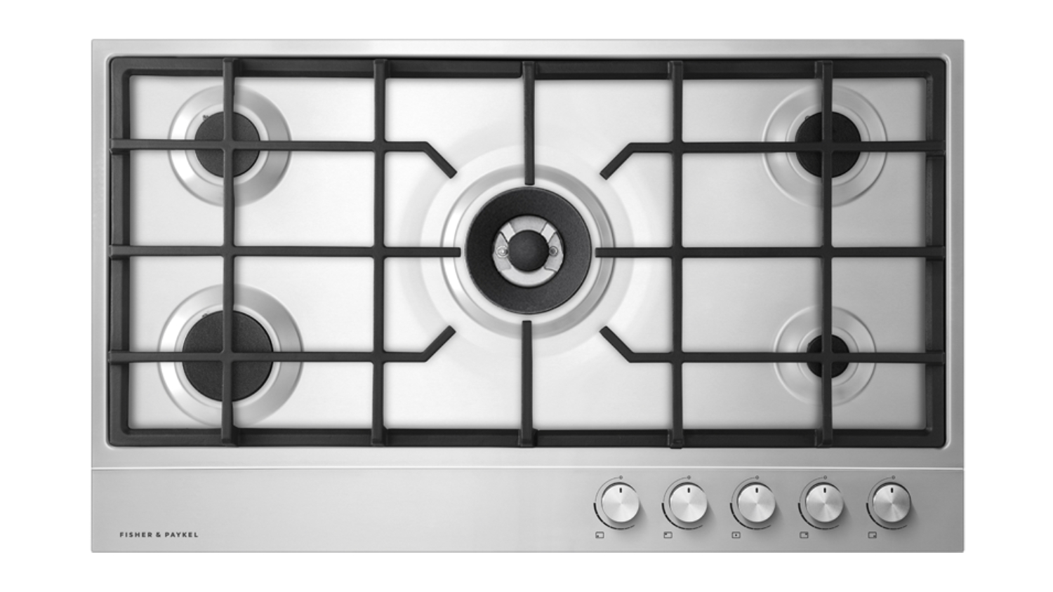 Fisher & Paykel 90cm 5 Burner Gas Cooktop - Stainless Steel (Series 7/CG905DX1)