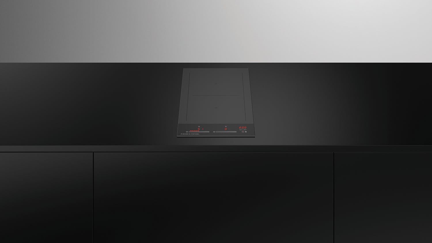 Fisher & Paykel 30cm 2 Zone Induction Cooktop - Black Glass (Series 9/CI302DTB4)