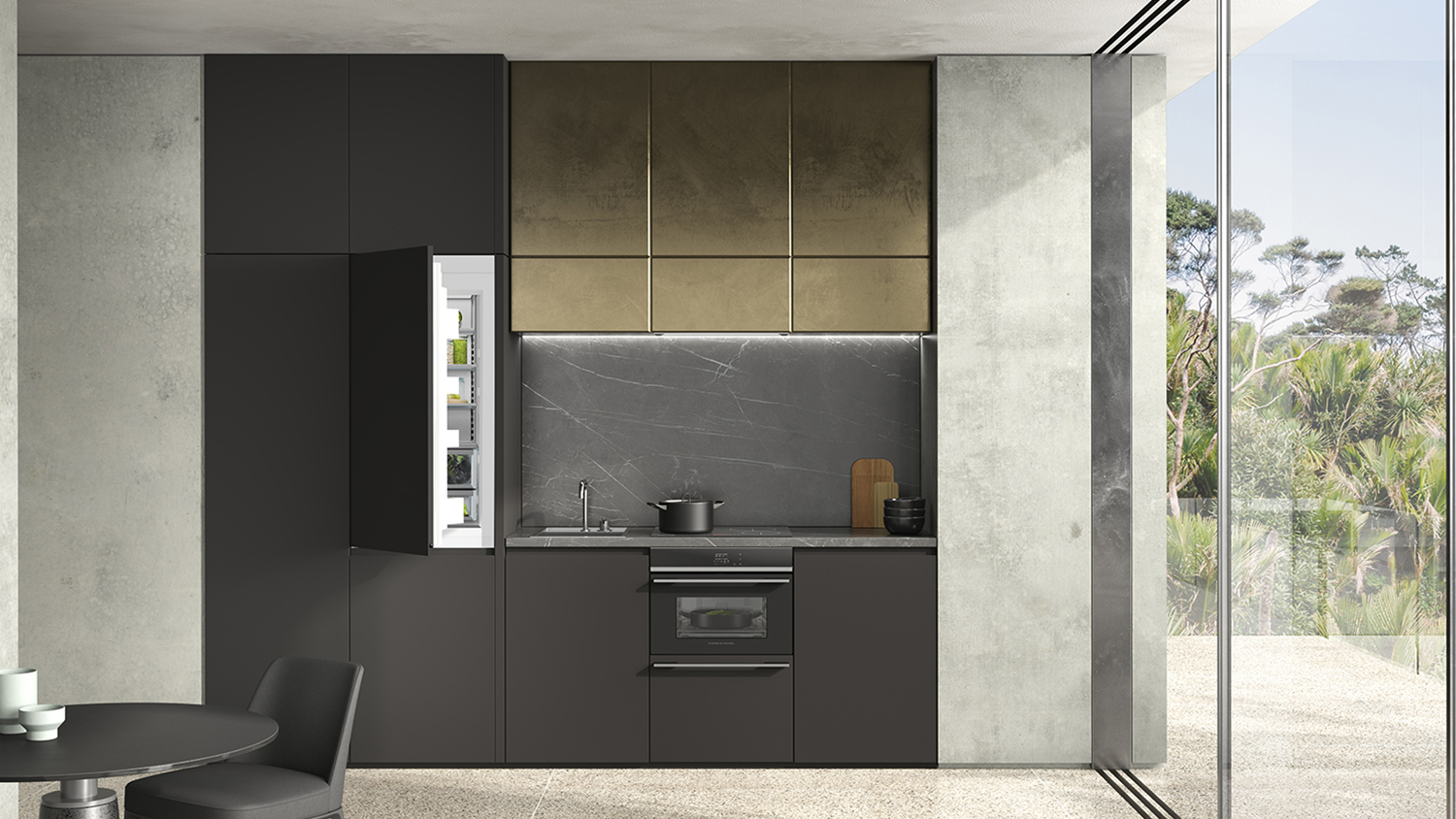 Fisher & Paykel 60cm 4 Zone Induction Cooktop - Black Glass (Series 5/CI604CTB1)