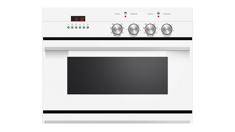 Fisher & Paykel 60cm 7 + 7 Function Built-In Double Oven - White (Series 5/OB60B77CEW3)