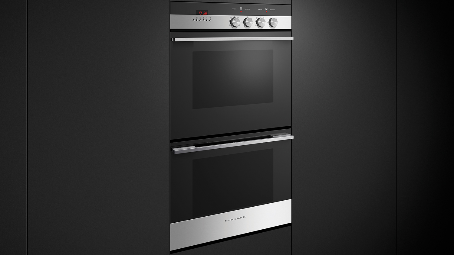 Fisher & Paykel 60cm 7 + 7 Function BuiltIn Double Oven Stainless