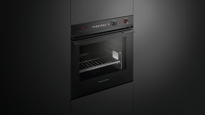 Fisher & Paykel 60cm Pyrolytic 9 Function Built-In Oven - Black (Series 7/OB60SD9PB1)