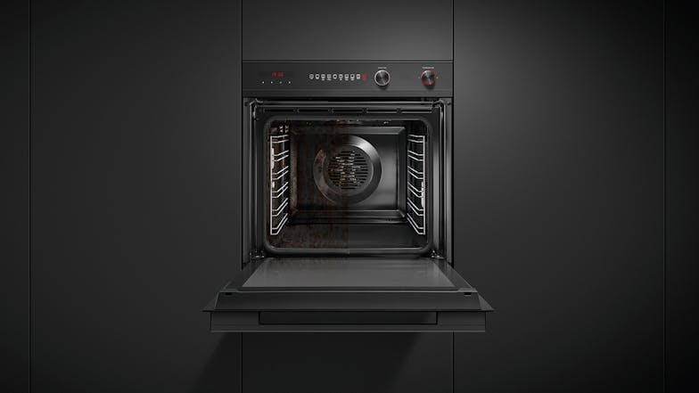 Fisher & Paykel 60cm Pyrolytic 9 Function Built-In Oven - Black (Series 7/OB60SD9PB1)