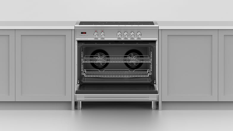 Fisher & Paykel 90cm Freestanding Oven with Induction Cooktop - Stainless Steel (Series 5/OR90SCI1X1)