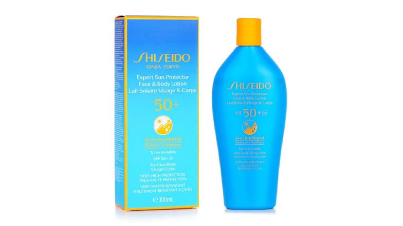 Shiseido Expert Sun Protector Face & Body Lotion SPF 50+ (Very High Protection & Very Water-Resistant) - 300ml/10oz