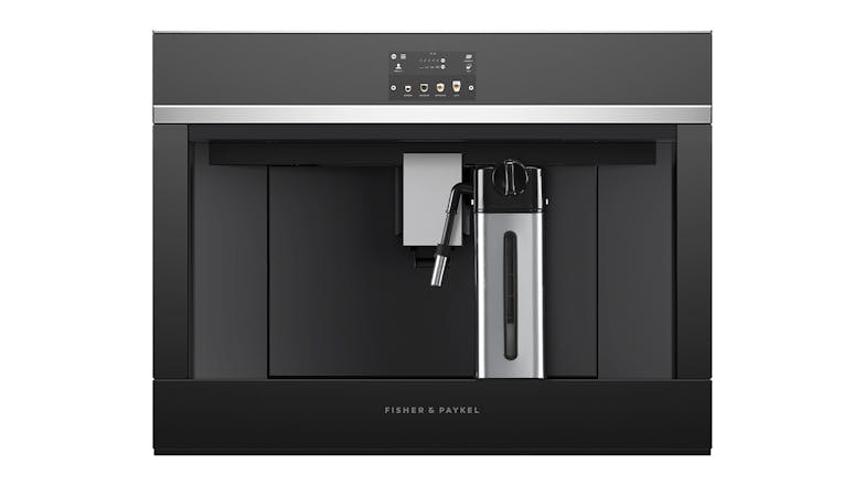 Fisher & Paykel 15 Bar Built-In Automatic Coffee Machine - Black (Series 9/EB60DSX1)