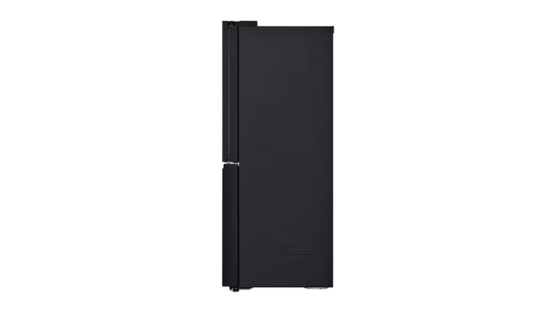 LG 508L Quad Door Fridge Freezer with Ice & Water Dispenser - Matte Black (GF-V500MBLC)