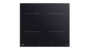 Haier 60cm 4 Zone Low Current Induction Cooktop - Black Glass (HCI604TPB3)