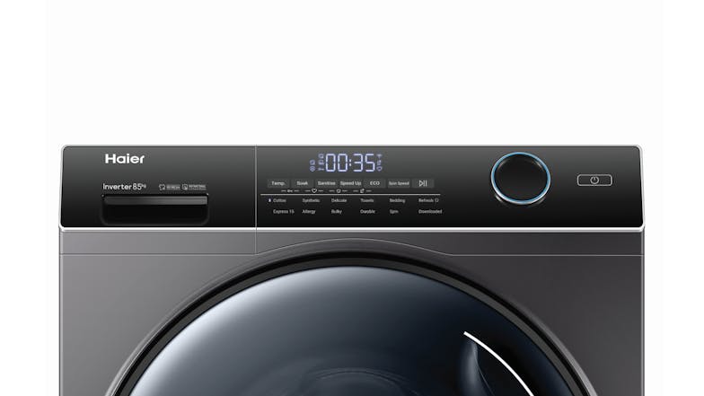 Haier 8.5kg 12 Program Front Loading Washing Machine - Dark (HWF85ANB1)