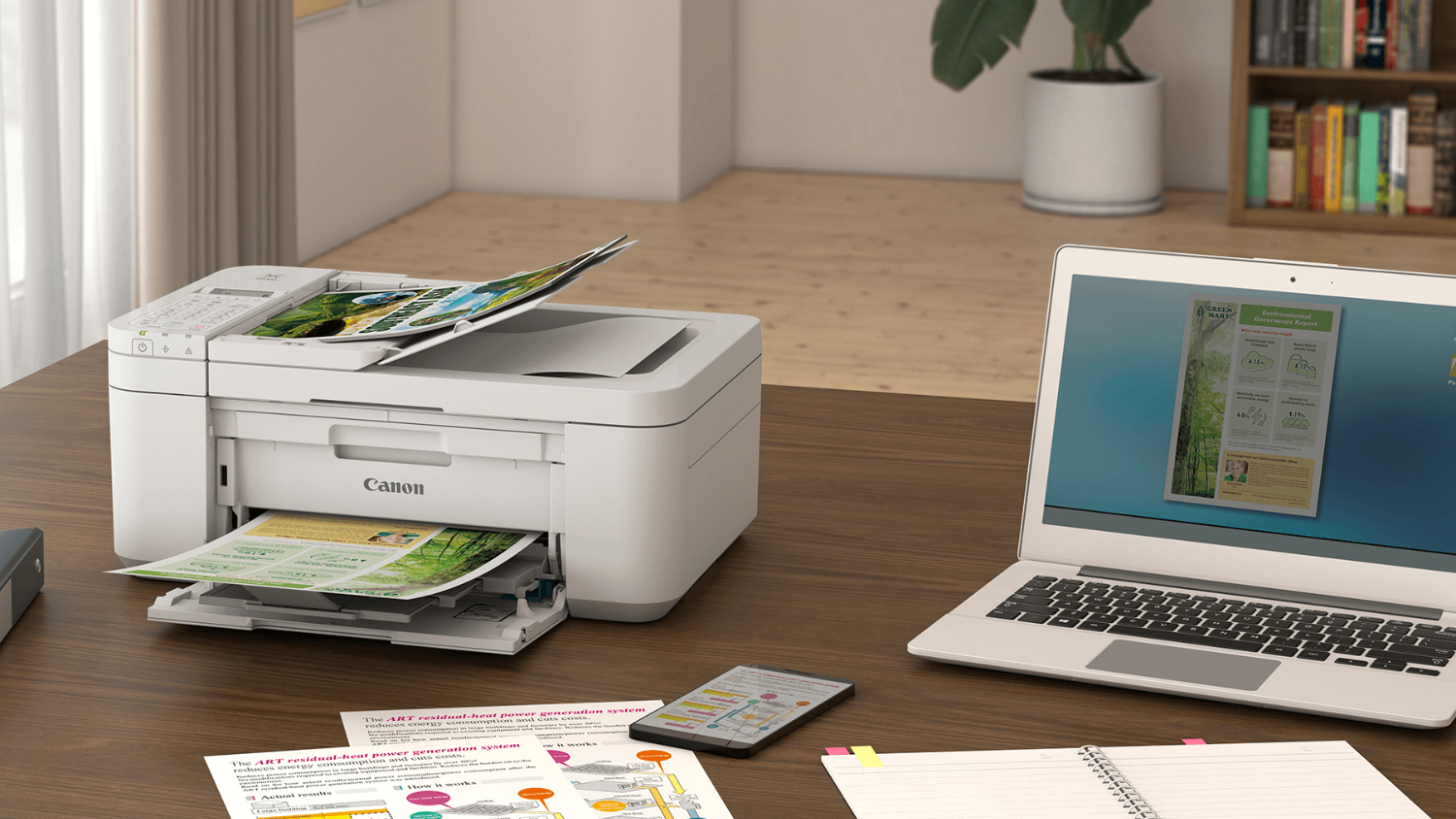 Canon PIXMA TR4665 A4 All-in-One Inkjet Printer - White