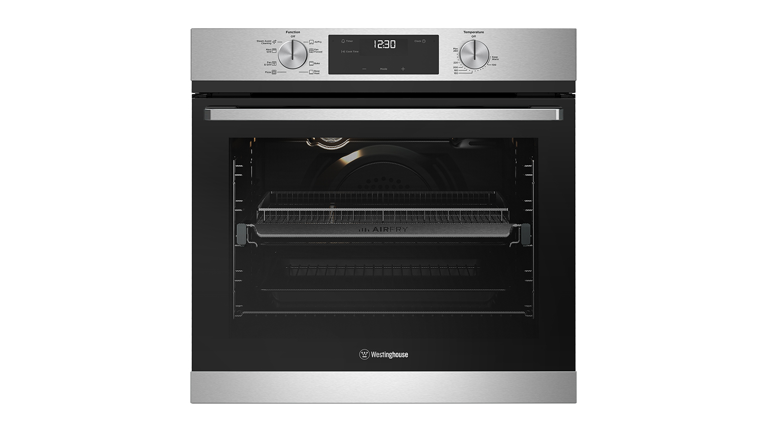 Westinghouse 60cm Built-In Oven with 8 Functions - Stainless Steel (WVE6516SD)