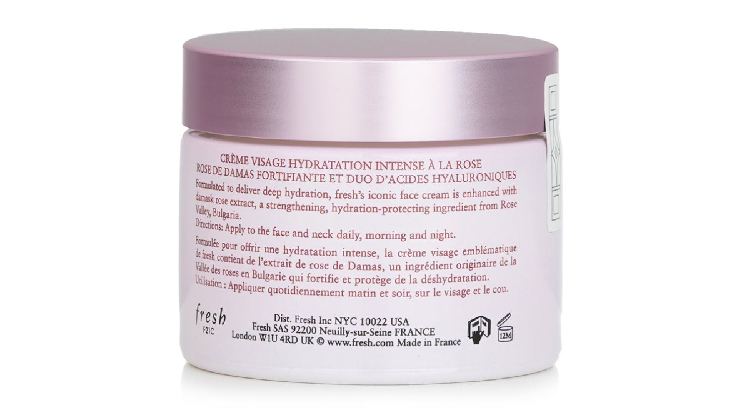 Fresh Rose Deep Hydration Face Cream - Normal to Dry Skin Types - 50ml/1.6oz