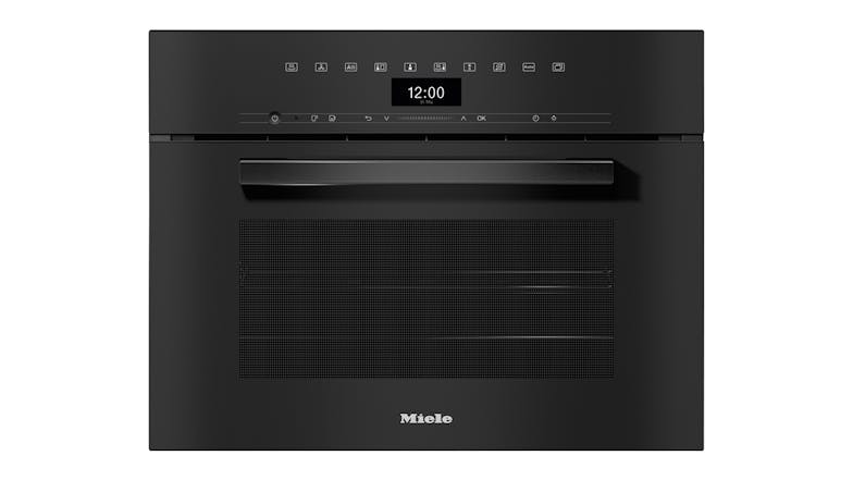 Miele 45cm 14 Function Built-In Compact Steam Oven - Obsidian Black (DGC 7440 HC Pro/12086870)