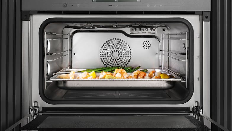 Miele 45cm 14 Function Built-In Compact Steam Oven - Obsidian Black (DGC 7440 HC Pro/12086870)