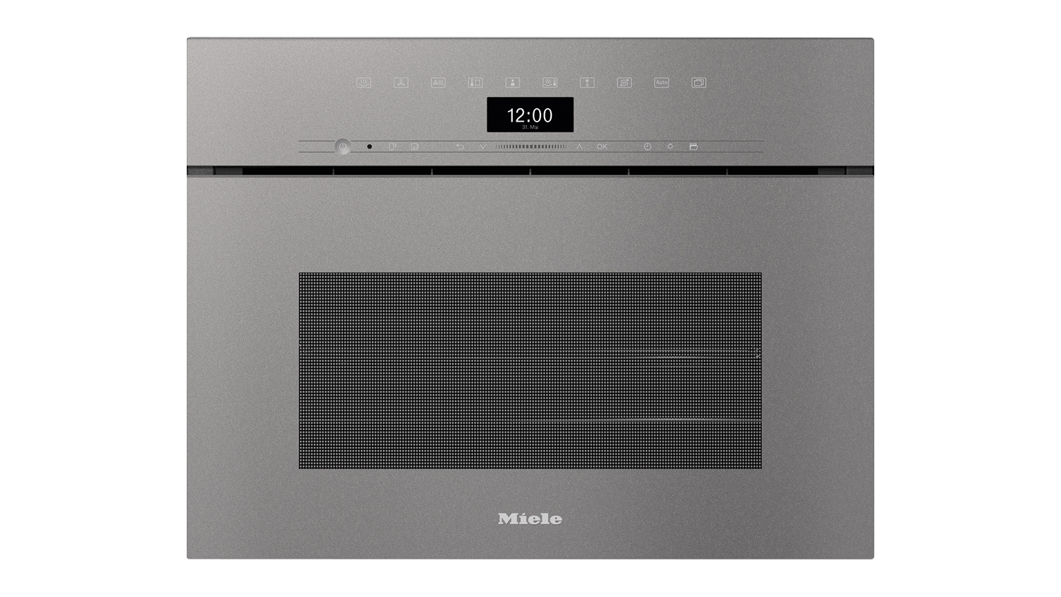 Miele 45cm 14 Function Built-In Compact Steam Oven - Graphite Grey (DGC 7440 HCX Pro/12087340)