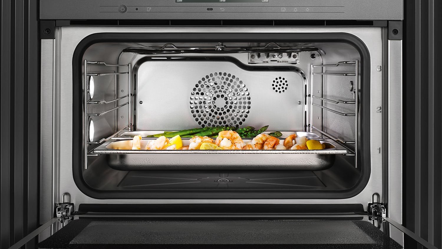 Miele 45cm 14 Function Built-In Compact Steam Oven - Graphite Grey (DGC 7440 HCX Pro/12087340)