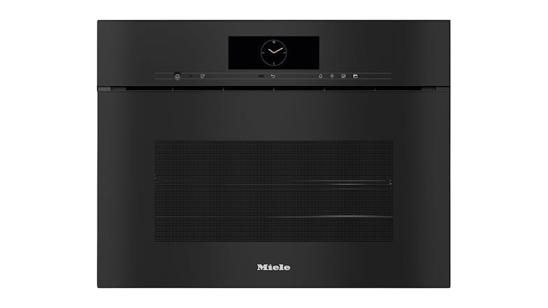 Miele 45cm 14 Function Built-In Compact Steam Oven - Obsidian Black (DGC 7840 HCX Pro/12087620)