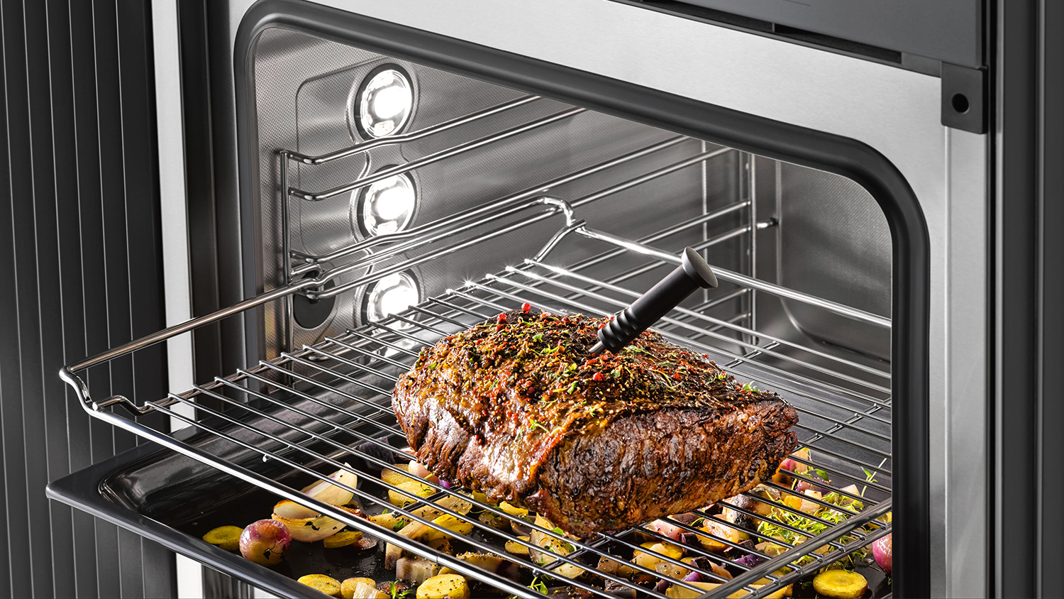 Miele 45cm 14 Function Built-In Compact Steam Oven - Obsidian Black (DGC 7845 HCX Pro/12087840)