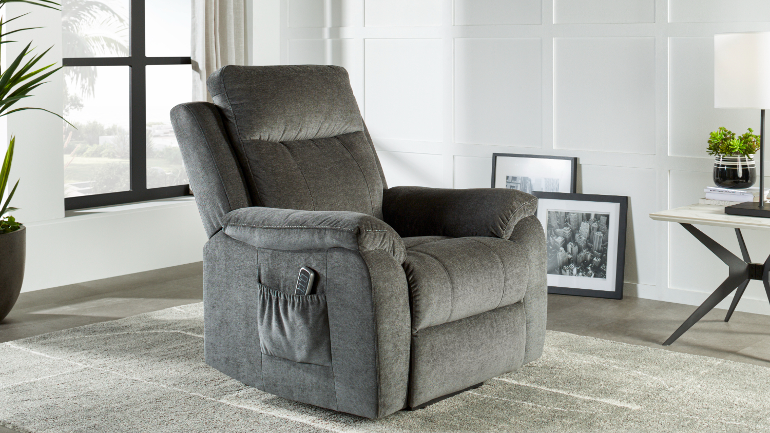 Luximo Fabric Electric Recliner Lift Chair