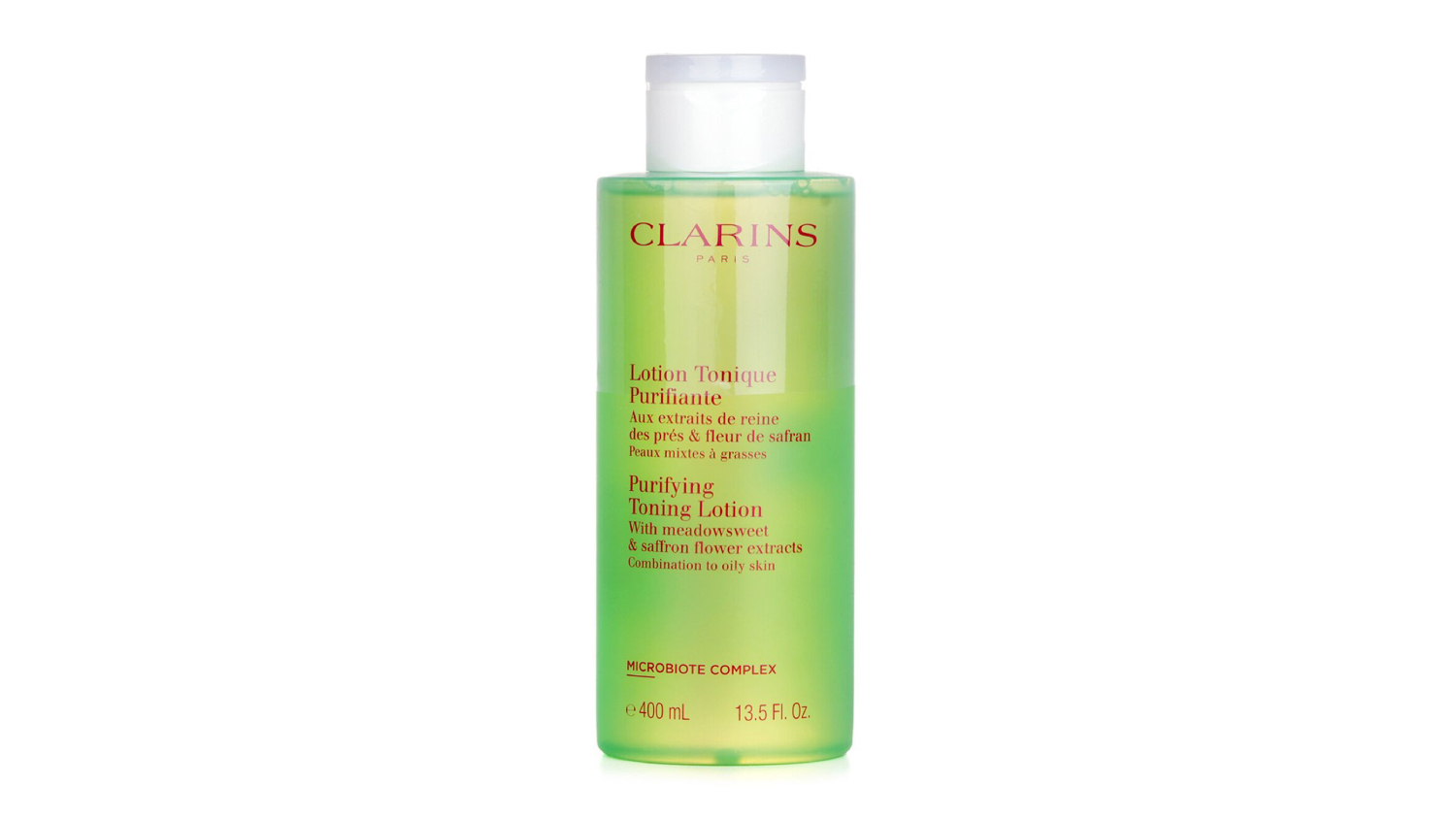 Clarins Purifying Toning Lotion with Meadowsweet & Saffron Flower Extracts - Combination to Oily Skin - 400ml/13.5oz