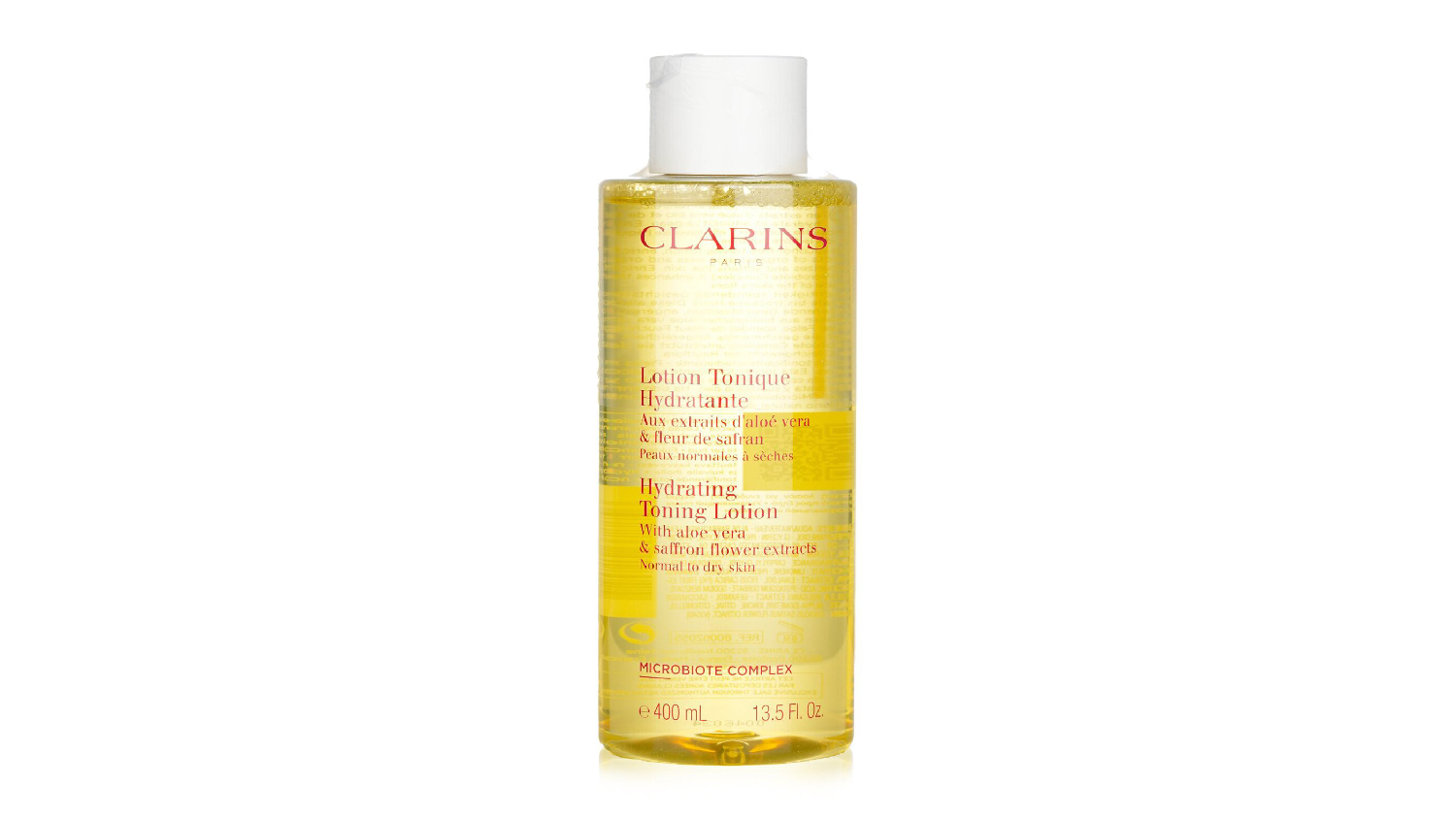 Clarins Hydrating Toning Lotion with Aloe Vera & Saffron Flower Extracts - Normal to Dry Skin - 400ml/13.5oz
