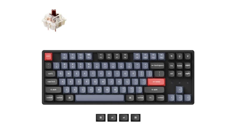 Keychron K8 PRO j3 Wireless Mechanical Keyboard with Gateron G Pro Brown Switches