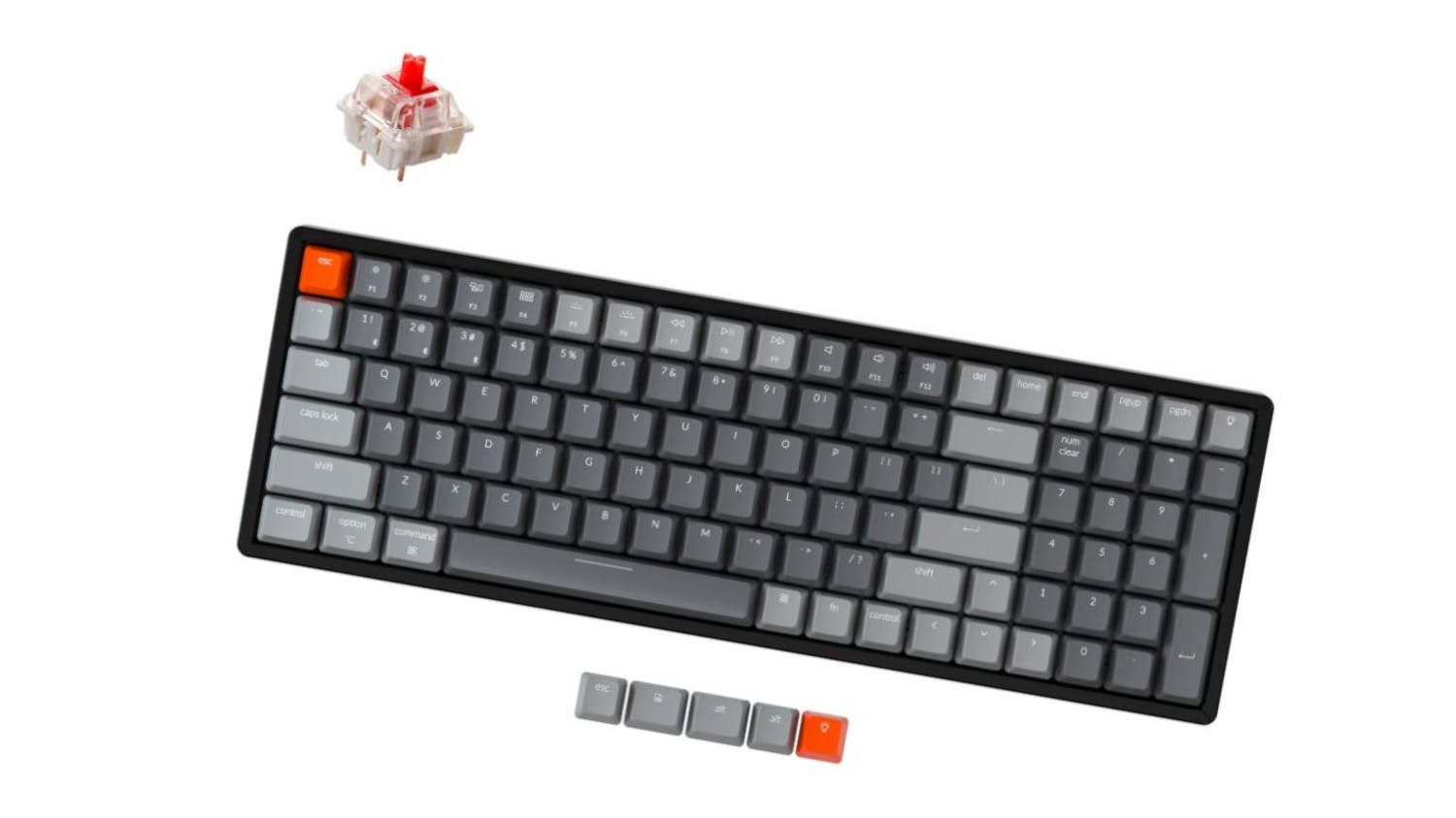 Keychron K4 j1 Wireless Mechanical Keyboard with Gateron G Pro Red Switches