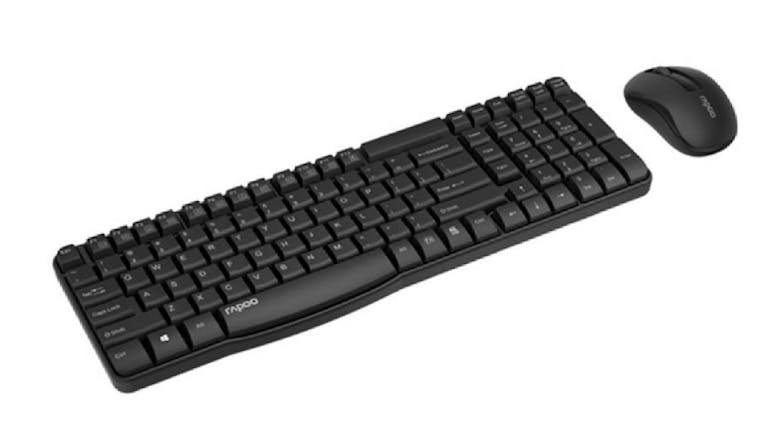 Rapoo x1800S Wireless Keyboard & Mouse Set - Black