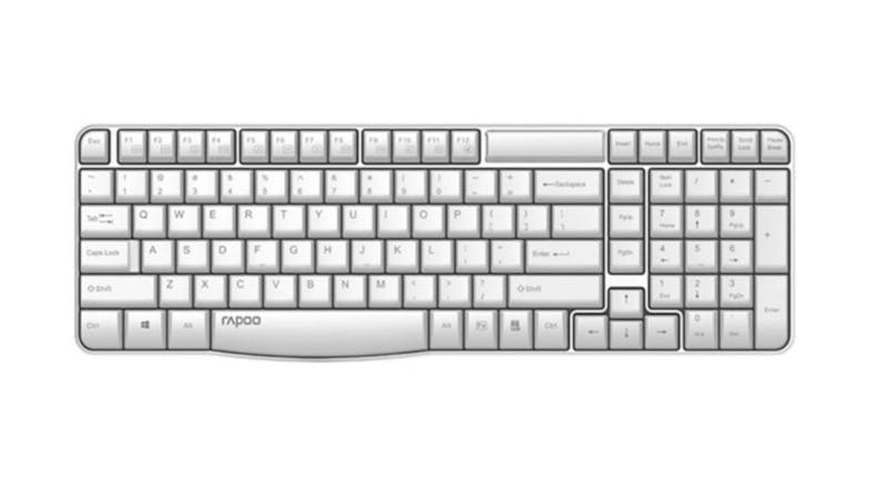 Rapoo x1800S Wireless Keyboard & Mouse Set - White