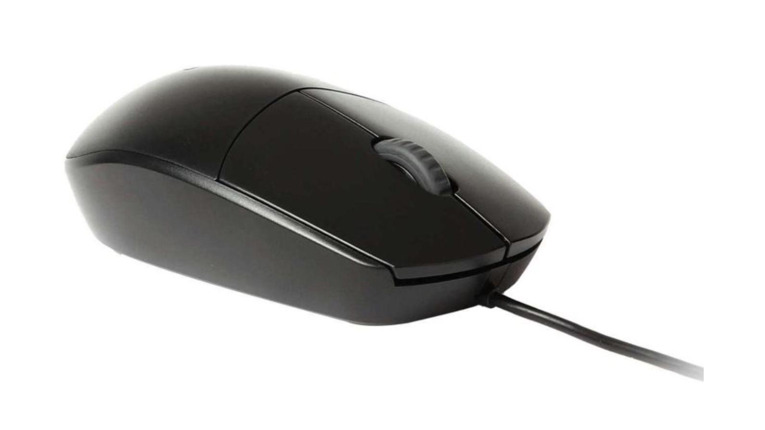 Rapoo N100 Wired Ambidexterous Mouse - Black