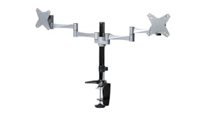 Brateck Die Cast Aluminum Dual Arm Flat/Curved Monitor Arm 13" - 23"