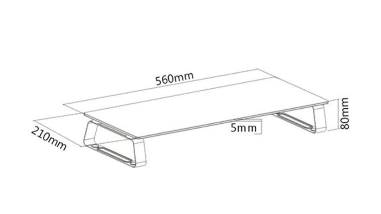 LUMI Universtal Tabletop Monitor Riser with Drawer