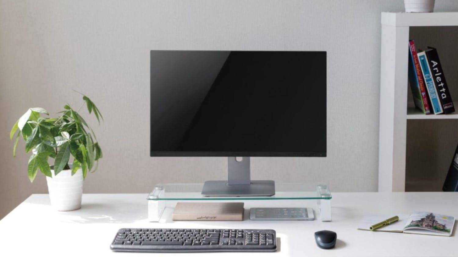 LUMI Universtal Tabletop Monitor Riser with Drawer