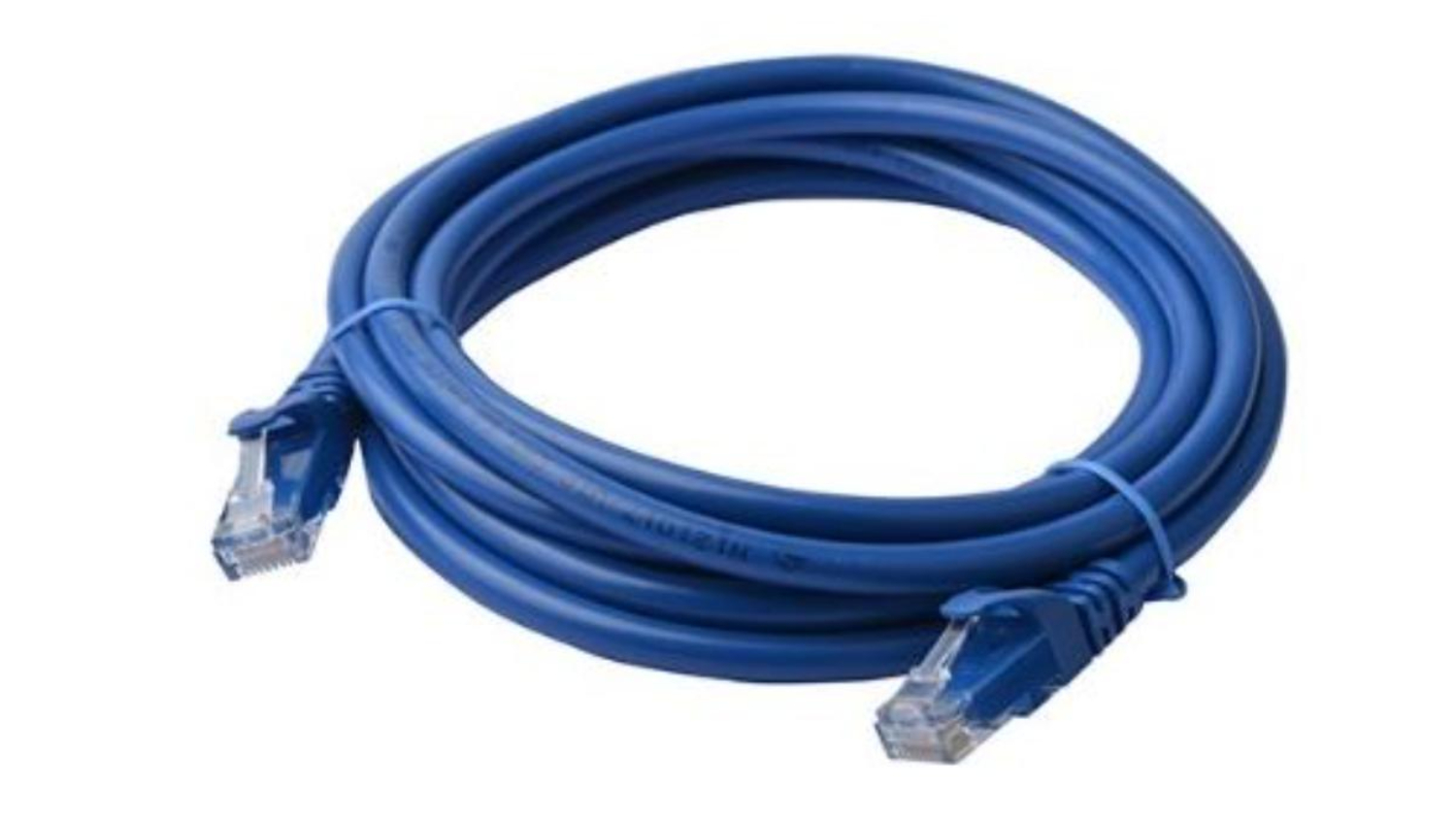 8Ware Cat6A Gigabit Network Cable 1m - Blue
