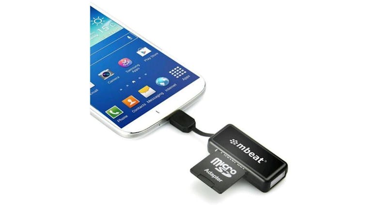 mbeat MicroUSB Data Card Reader and Hub for Android
