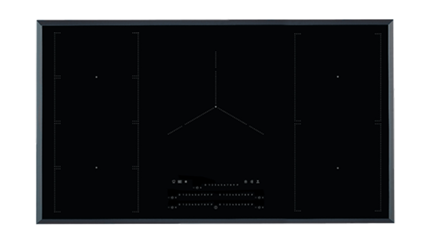 AEG 90cm 5 Zone Induction Cooktop Black (IKE95771FB) Harvey Norman