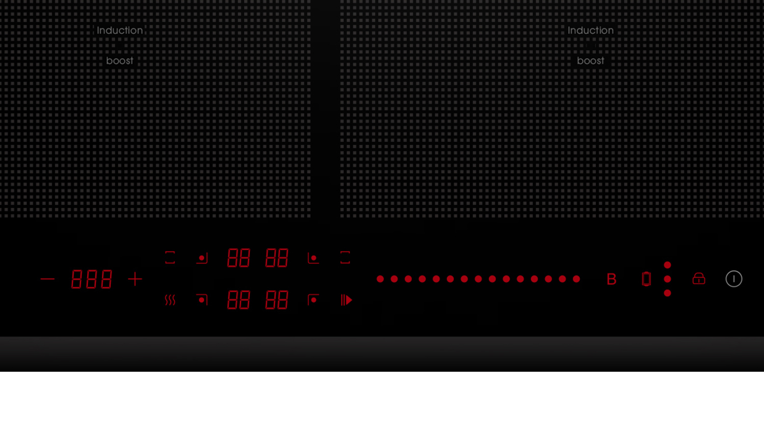 Euromaid 60cm 4 Zone Induction Cooktop - Black Glass (IMZ64)